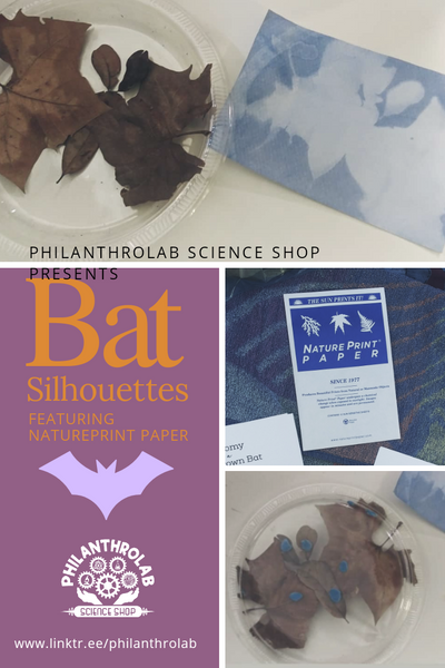 Bat Silhouettes Featuring NaturePrint Paper