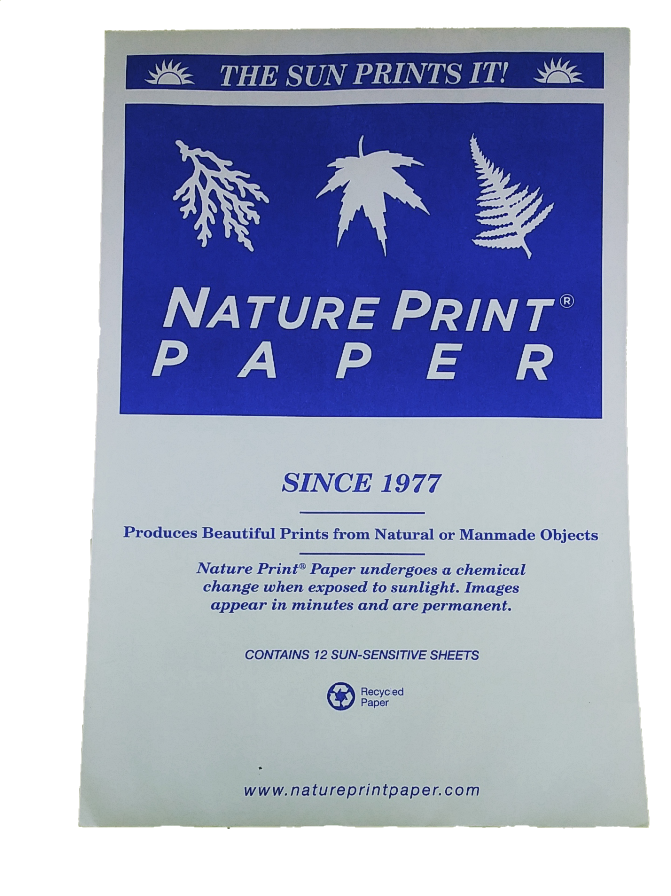 NaturePrint® Sun Print Paper – Philanthrolab Science Shop
